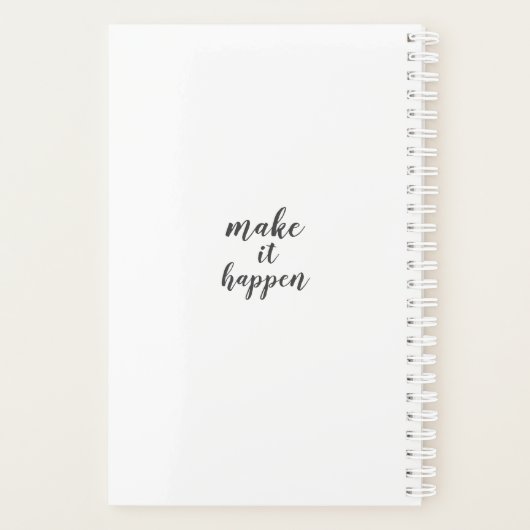 Dream Big 2026 Planner - Schnauzer Lover Gift (Achterkant)