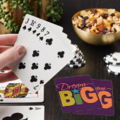 Dream BIG aangepaste speelkaarten (Insitu)