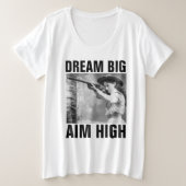 DREAM BIG AIM HOIGH, ANNIE OAKLEY T-Shirts (Design voorkant)