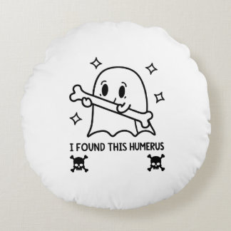 Dream Big Astronaut - Minimalistisch ruimteavontuu Rond Kussen