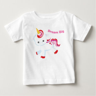 Dream Big Baby Girl PInk Unicorn
