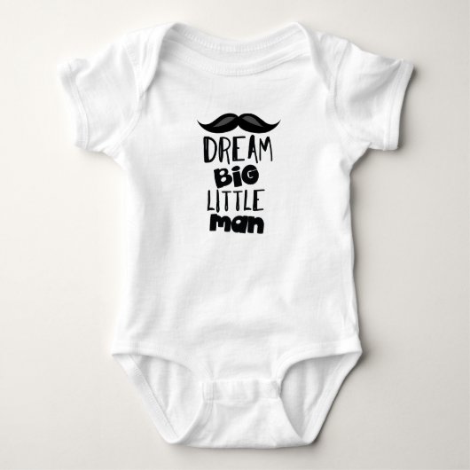 Dream Big Baby Jersey Bodysuit (Voorkant)