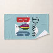 Dream big bad handdoek (Handdoek)