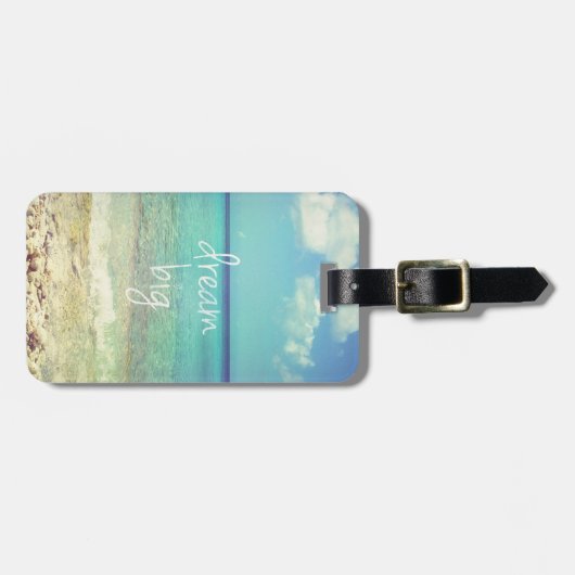 Dream big bagagelabel (Voorkant horizontaal)