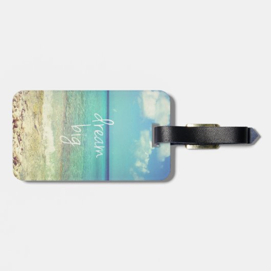 Dream big bagagelabel (Achterkant horizontaal)