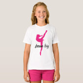 Dream Big Ballerina T-shirt (Voorkant volledig)