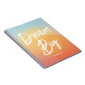 Dream Big Beauful Summer Sky Notitieboek (Rechterzijde)