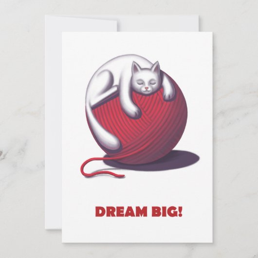 Dream Big Bedankkaart (Voorkant)