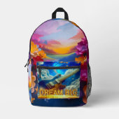 Dream Big Bedrukte Rugzak (Voorkant)