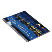 "Dream BiG - Begin klein." Spiralen notitieboek (Rechterzijde)