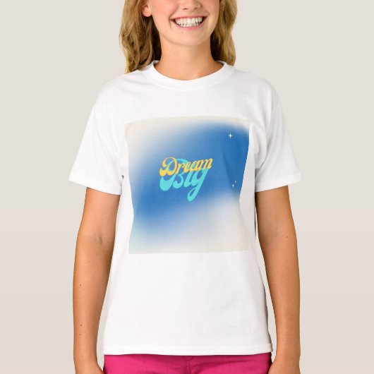Dream Big Blue T-shirt (Voorkant)