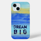 Dream Big - Blue Turquoise Nautical Abstract Art Case-Mate iPhone Case (Achterkant)