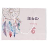 Dream Big Boho Dreamweaver Birthday Groot Cadeauzakje (Achterkant)