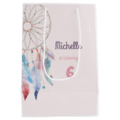 Dream Big Boho Dreamweaver Birthday Medium Cadeauzakje (Achterkant)