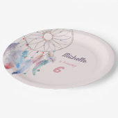 Dream Big Boho Dreamweaver Birthday Papieren Bordje (Gekanteld)