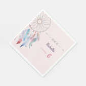 Dream Big Boho Dreamweaver Birthday Servet (Hoek)