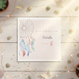 Dream Big Boho Dreamweaver Birthday Servet