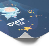 Dream Big Boy Astronaut Poster (Hoek)