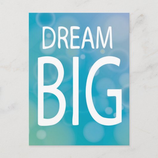 Dream Big Briefkaart (Voorkant)