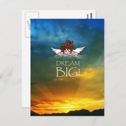 Dream Big Briefkaart (Voorkant / Achterkant)