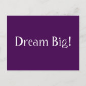 Dream Big! Briefkaart (Voorkant)