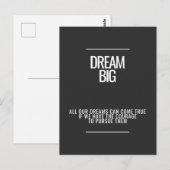 Dream Big Briefkaart (Voorkant / Achterkant)