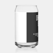 Dream Big Can Glass Blikvorm Glas (Links)