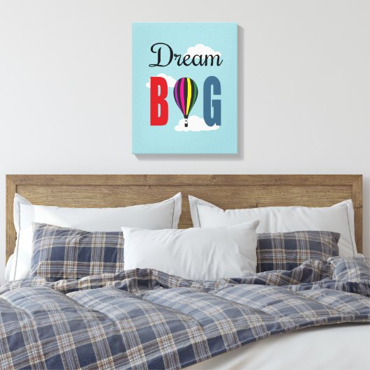 Dream big canvas afdruk (Insitu (Slaapkamer))