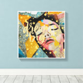 Dream Big Canvas Afdruk (Insitu (Houten vloer))