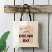 Dream Big Canvas tas
