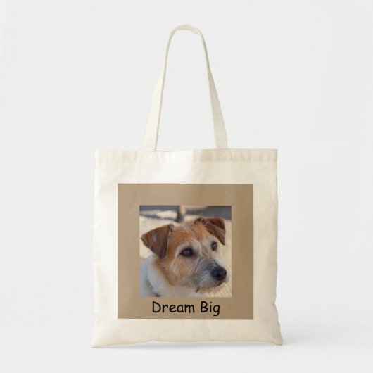 Dream big canvas tas (Voorkant)