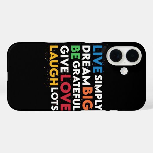 Dream Big Case-Mate iPhone Case (Achterkant (horizontaal))
