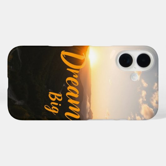 Dream Big Case-Mate iPhone Case (Achterkant (horizontaal))