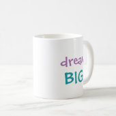 "Dream Big" Cat Sleep op het Inspirerend citaat va Koffiemok (Voorkant rechts)