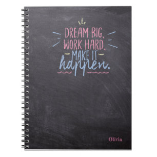 Dream Big Chalkboard Notitieboek