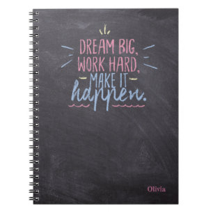 Dream Big Chalkboard Notitieboek