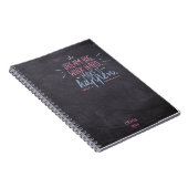 Dream Big Chalkboard Notitieboek (Rechterzijde)