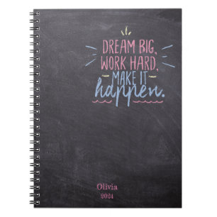 Dream Big Chalkboard Notitieboek
