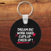  DREAM BIG CHEER UP ROUND KEYCHAIN  (Voorkant)