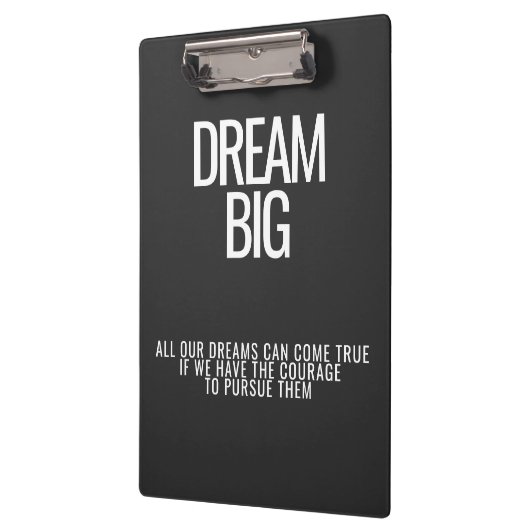 Dream Big Clipboard Klembord (Links)