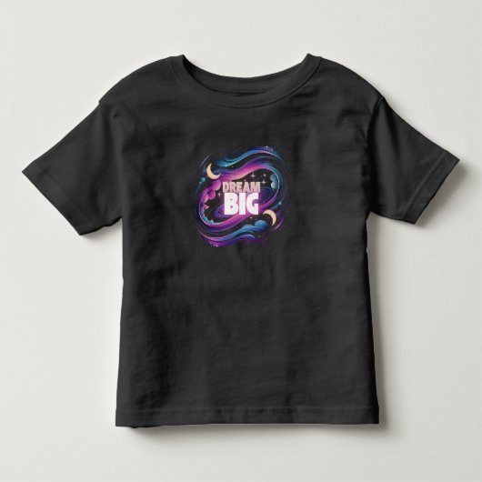 Dream Big - Cosmic Galaxy Kinder T-shirt (Voorkant)