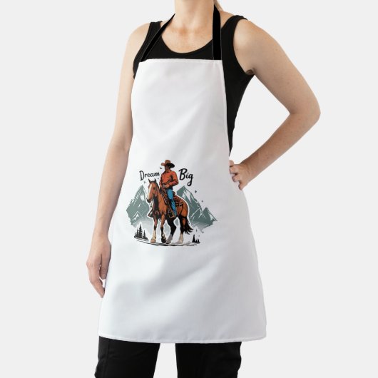 Dream Big - Cowboy Riding Horse Schort (Insitu)