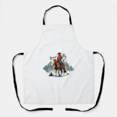 Dream Big - Cowboy Riding Horse Schort (Voorkant)