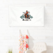 Dream Big - Cowboy Riding Horse Spandoek (Insitu)