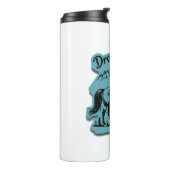 Dream Big - Cowgirl Riding Horse Thermosbeker (Gedraaid links)