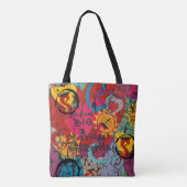 Dream Big Creëer Yourself Inspire anderen Tote Bag (Achterkant)