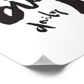 Dream Big Daily - Motivational Brush Stroke Art Poster (Hoek)