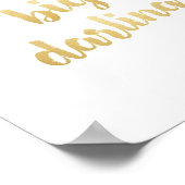 Dream Big Darling Gold Print (Hoek)