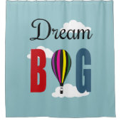 Dream big douchegordijn (Voorkant)