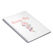 Dream-Big-Dreamcatcher-peach Notitieboek (Rechterzijde)